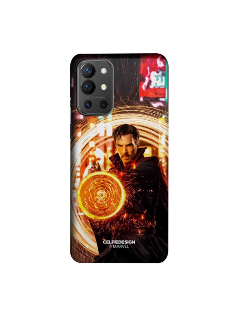 

CelfieDesign Black & Orange Dr Strange Opening Portal OnePlus 9R Slim Back Case