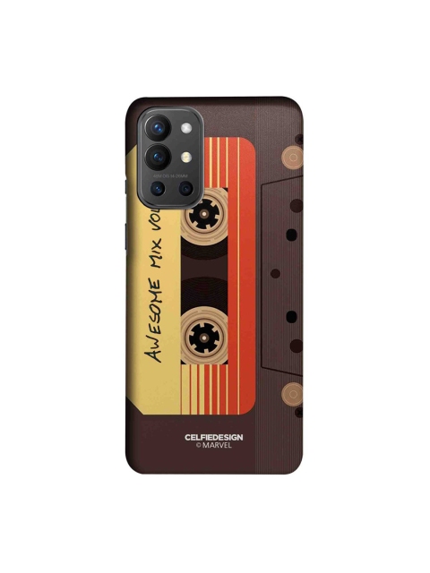 

CelfieDesign Brown& Orange Awesome Mix Tape Oneplus 9R Slim Back Case