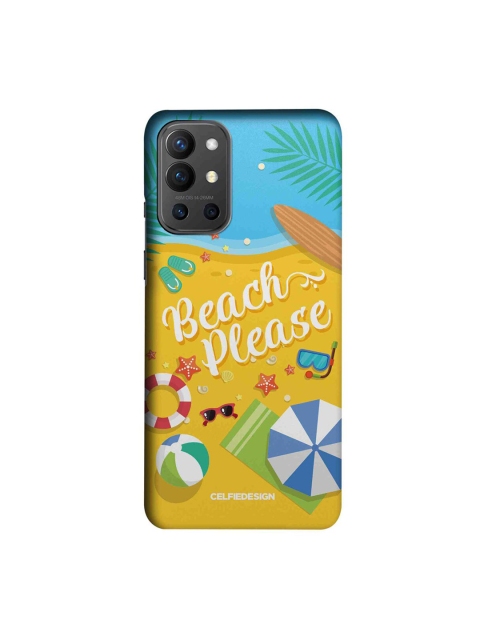 

CelfieDesign Yellow & Blue Beach Please OnePlus 9R Slim Back Case