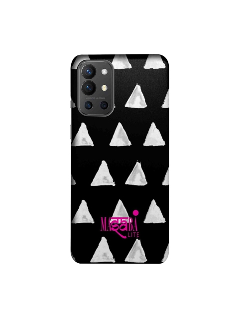 

CelfieDesign Black & White Masaba Black Cone Oneplus 9R Slim Back Case