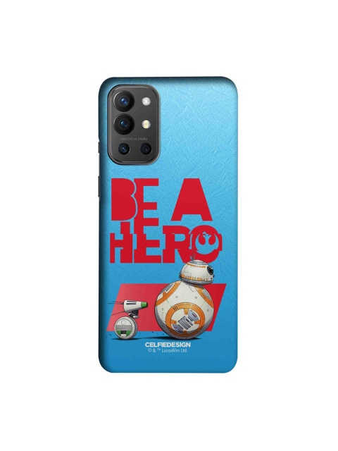 

CelfieDesign Blue & Red Be A Hero OnePlus 9R Slim Back Case
