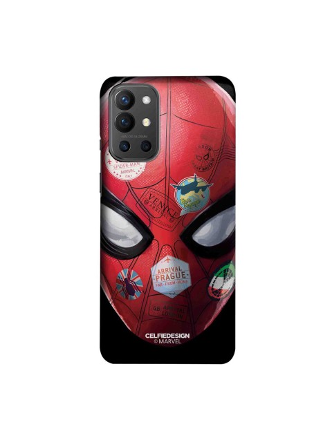 

CelfieDesign Red & Black Spidey Travel Stamps Oneplus 9R Slim Back Case
