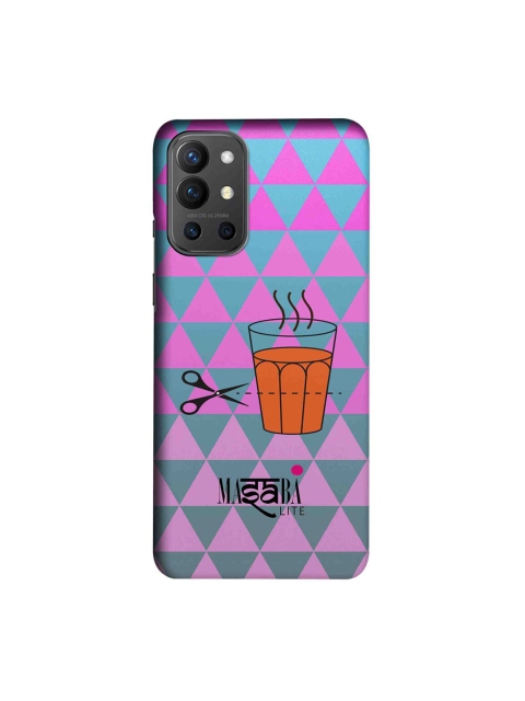 

CelfieDesign Pink & Orange Masaba Cutting Chai OnePlus 9R Slim Back Case