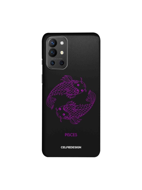 

CelfieDesign Black & Purple Pisces OnePlus 9R Slim Back Case