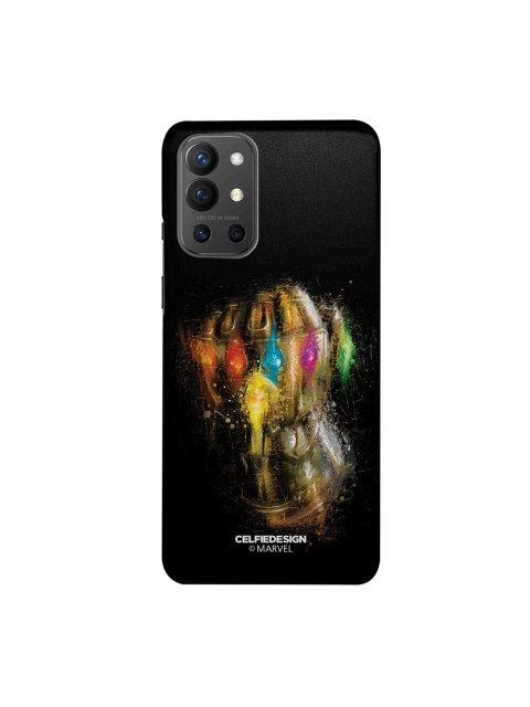 

CelfieDesign Black & Gold-toned Gauntlet Brushstrokes OnePlus 9R Slim Back Case
