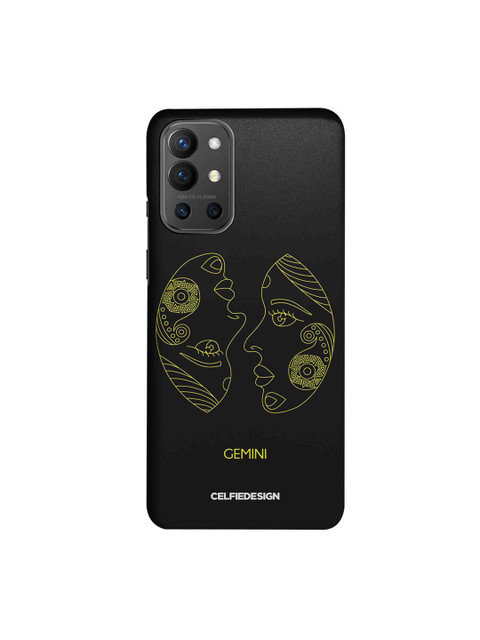 

CelfieDesign Black & Green Gemini OnePlus 9R Slim Back Case