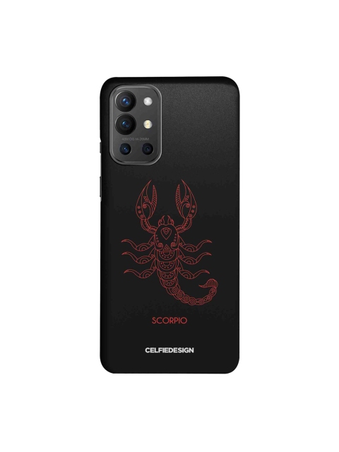 CelfieDesign Black & Pink Scorpio OnePlus 9R Slim Back Case