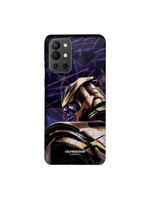 

CelfieDesign Black & Purple Thanos On Edge OnePlus 9R Slim Back Case