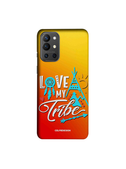 

CelfieDesign Yellow & Orange Love My Tribe OnePlus 9R Slim Back Case