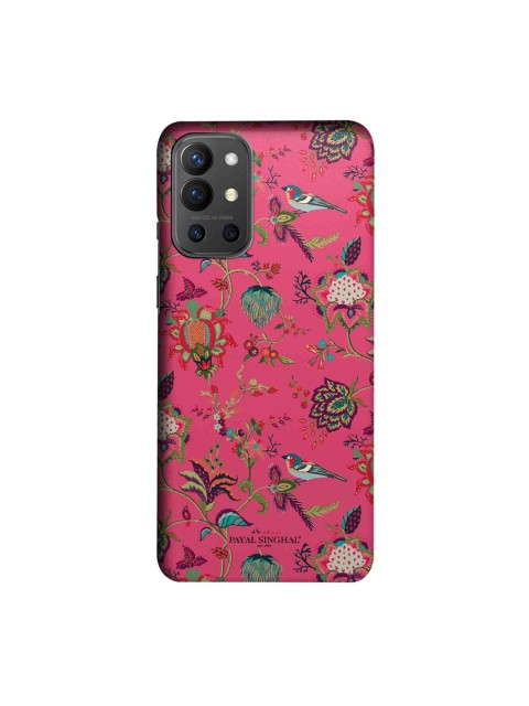 

CelfieDesign Pink & Green Payal Singhal Chidiya OnePlus 9R Slim Back Case