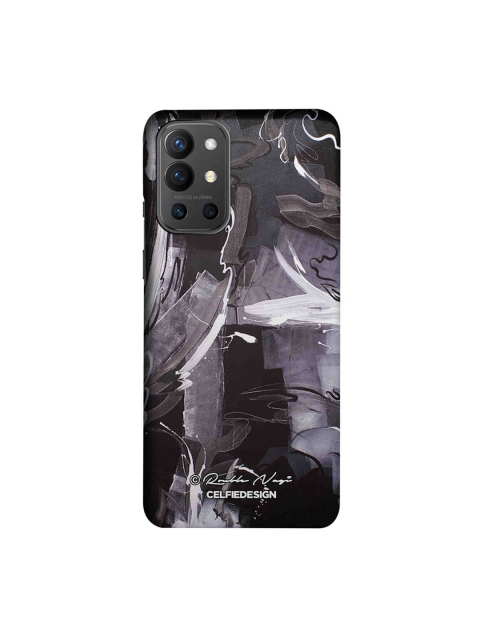 

CelfieDesign Black & White Printed OnePlus 9R Slim Back Case