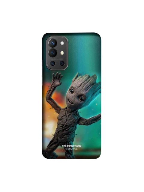 

CelfieDesign Green & Grey Baby Groot Dance OnePlus 9R Slim Back Case