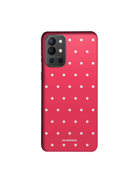 

CelfieDesign Pink & White Polka Dots Pink OnePlus 9R Slim Back Case
