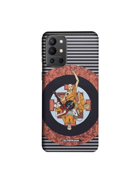 

CelfieDesign Black & White Rock Baba Stripes OnePlus 9R Slim Back Case