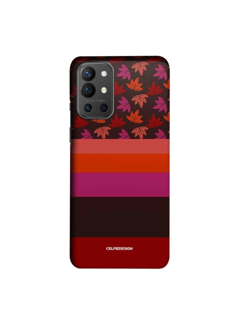 

CelfieDesign Black & Red Autumn Amber OnePlus 9R Slim Back Case