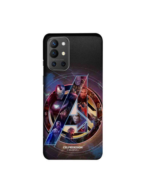 

CelfieDesign Blue & Black Avengers Infinity World OnePlus 9R Slim Back Case