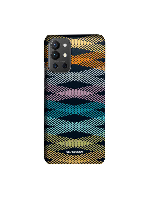 

CelfieDesign Black & Yellow Printed OnePlus 9R Slim Back Case