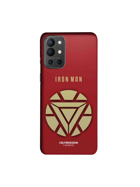 

CelfieDesign Red & Beige Minimalistic Ironman OnePlus 9R Slim Back Case