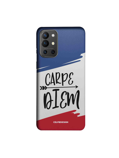 

CelfieDesign Blue & Grey Carpe Diem OnePlus 9R Slim Back Case