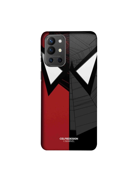 

CelfieDesign Red & Black Face Focus Spiderman OnePlus 9R Slim Back Case