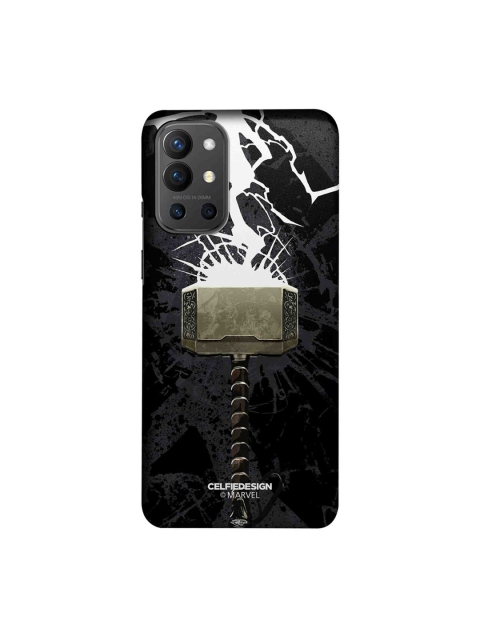 

CelfieDesign Black & White The Thunderous Hammer OnePlus 9R Slim Back Case