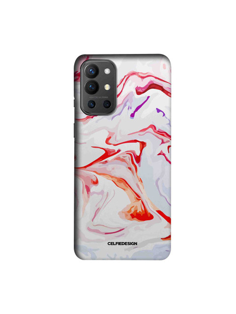 

CelfieDesign Multi-Coloured Liquid Funk Marble Printed OnePlus 9R Slim Back Case