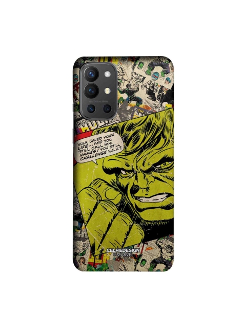 

CelfieDesign Multi-Coloured Comic Hulk Printed OnePlus 9R Slim Back Case