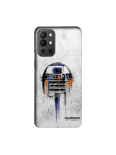 

CelfieDesign White & Black Astro Droid OnePlus 9R Slim Back Case