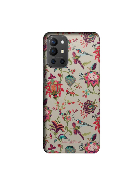 

CelfieDesign Grey & Pink Printed Plastic OnePlus 9R Slim Back Case