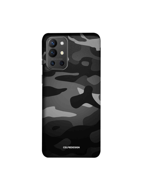 

CelfieDesign Black & Grey Camo Gunmetal OnePlus 9R Slim Back Case