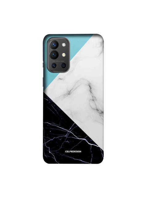 

CelfieDesign Black & White Printed Plastic OnePlus 9R Slim Back Case