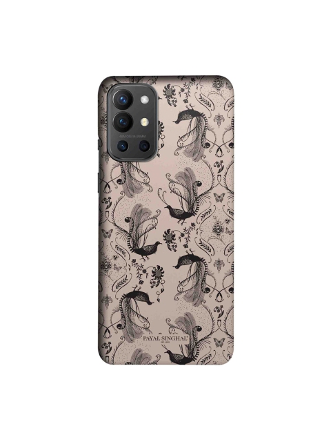 

CelfieDesign Beige & Black Payal Singhal Blush Arabic Jannat OnePlus 9R Slim Back Case