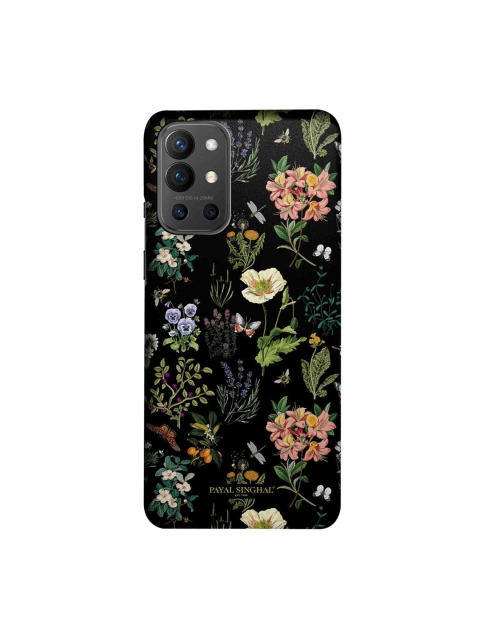 

CelfieDesign Black & Green Payal Singhal Titli OnePlus 9R Slim Back Case