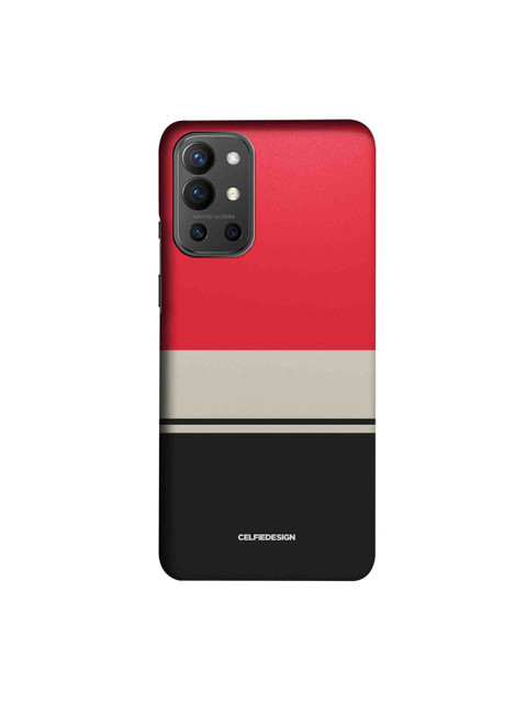 

CelfieDesign Multi-Coloured Racecar Stripes OnePlus 9R Back Case