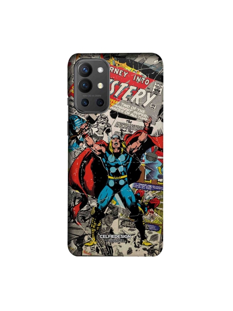 

CelfieDesign Blue & Red Comic Thor OnePlus 9R Slim Back Case, Black