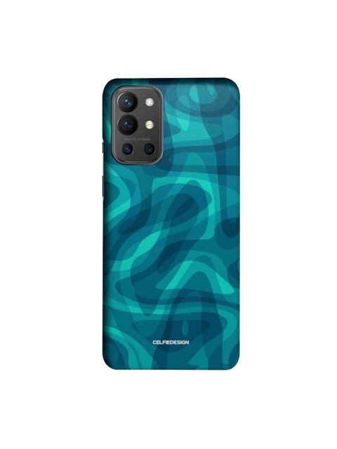 

CelfieDesign Blue Printed Plastic OnePlus 9R Slim Back Case