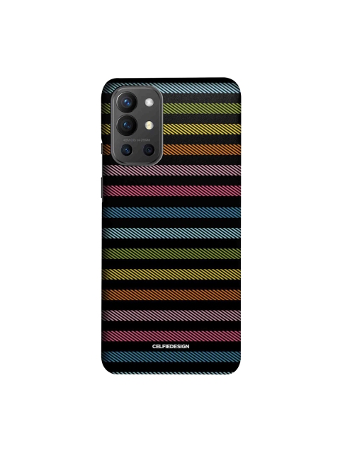 

CelfieDesign Multi-Coloured Stripes All The Way OnePlus 9R Slim Back Case