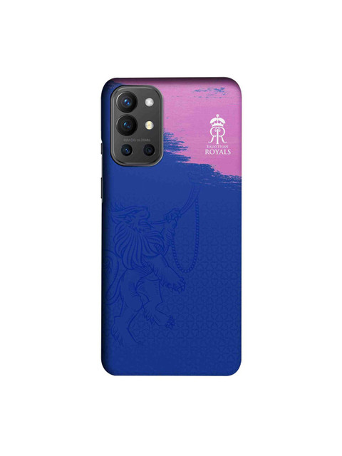 

CelfieDesign Blue & Pink Rajasthan Royals Crest OnePlus 9R Back Case