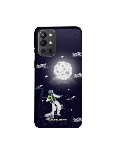 

CelfieDesign Blue & White Spaceman Plastic OnePlus 9R Slim Back Case