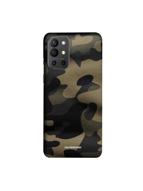 

CelfieDesign Olive Green & Black Camouflage OnePlus 9R Slim Back Case