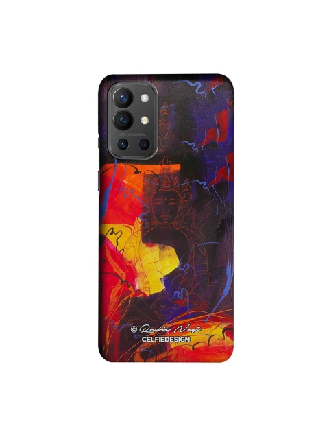 

CelfieDesign Blue & Orange Printed OnePlus 9R Slim Back Case