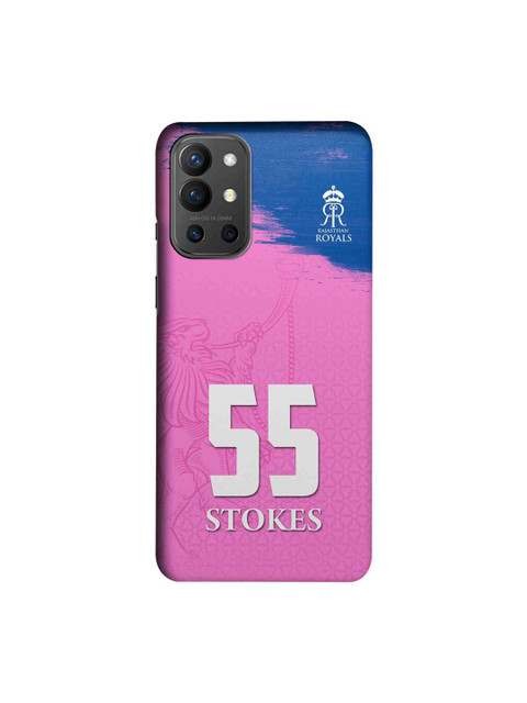 

CelfieDesign Pink & Blue Rajasthan Royals Gear Up OnePlus 9R Slim Back Case