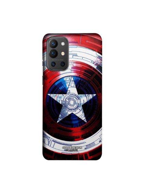 

CelfieDesign Multi-Coloured Captain American Shield OnePlus 9R Slim Back Case
