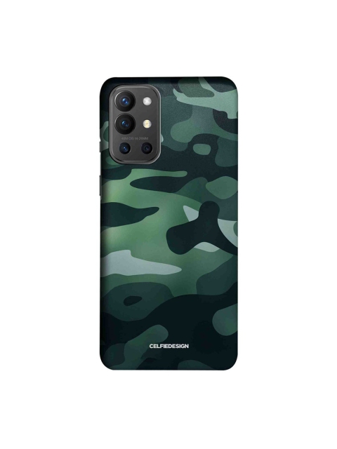 

CelfieDesign Green & Black Camouflage OnePlus 9R Slim Back Case