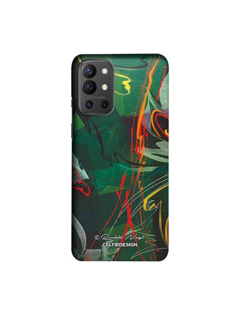 

CelfieDesign Green Printed OnePlus 9R Slim Back Case