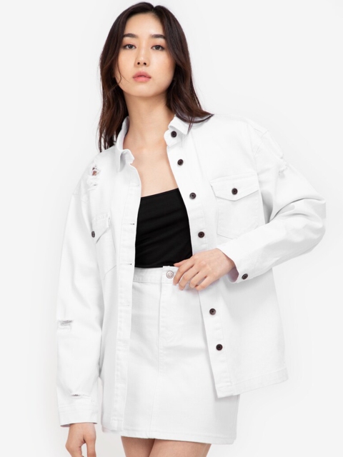 

ZALORA BASICS Women White Tailored Jacket