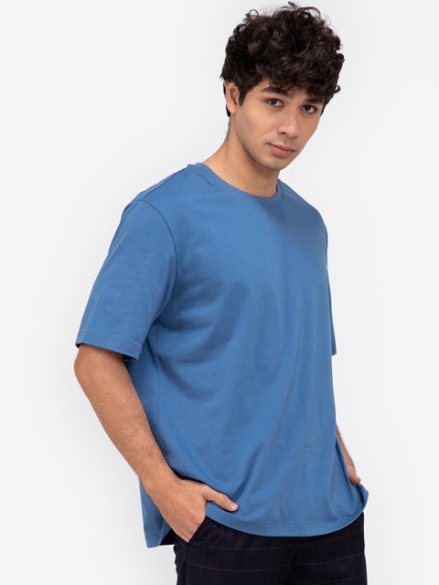 

ZALORA BASICS Men Blue T-shirt