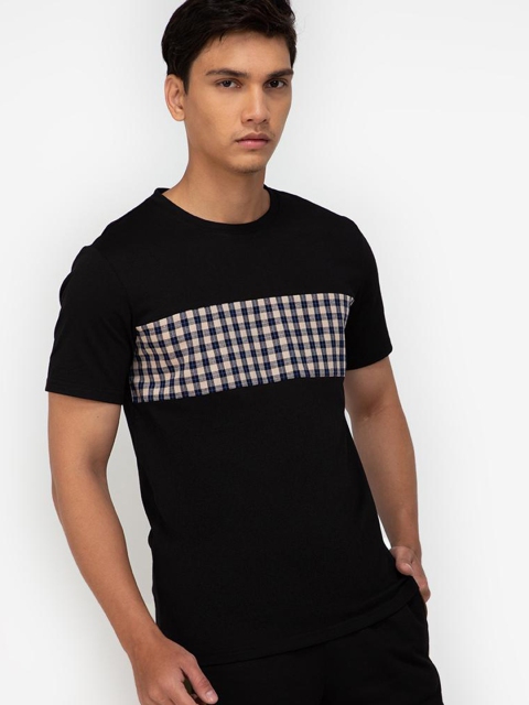 

ZALORA BASICS Men Blue Printed T-Shirt, Multi