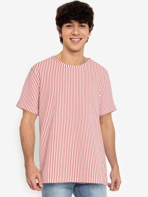 

ZALORA BASICS Men Blue Printed T-Shirt, Multi