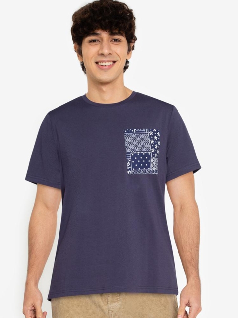 

ZALORA BASICS Men White Printed T-shirt